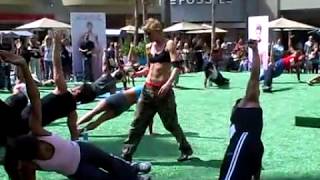 The Workout with Jackie Warner in Hollywood California [upl. by Kristopher]