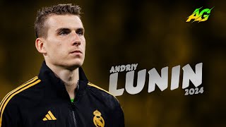 Andriy Lunin Madrid 202324 ● Madrid Surprise ● Best Saves  HD [upl. by Vaenfila]