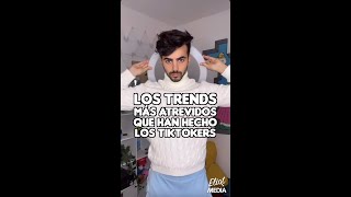 LOS TRENDS MÁS ATREVIDOS 🔥 QUE HAN HECHO LOS TIKTOKERS Shorts [upl. by Namlak39]