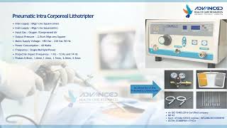 Pneumatic Lithotripter Video AHCR [upl. by Asiuol]