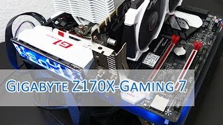 Gigabyte Z170XGaming 7 lightning demonstration [upl. by Nahtal]