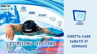 21°Meeting del Titano di Nuoto  10° Gran Prix dInverno  Giornata Sabato 27012024 [upl. by Ahcsat]