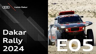 JOUR 5  INSIDE DAKAR RALLY 2024  Team Audi Sport [upl. by Anayik36]