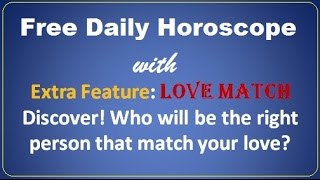 Free Daily Horoscope for Today  Your Zodiac Sign Daily Prediction [upl. by Seerdi709]