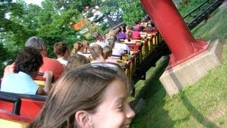 Hersheypark  Ride On Trailblazer  back seat ride POV Wow Hershey Park rollercoaster coaster [upl. by Roddie]