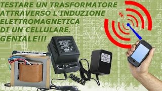 Testare gli avvolgimenti di un trasformatore con un cellulare [upl. by Nightingale]