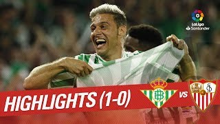 Resumen de Real Betis vs Sevilla FC 10 [upl. by Dera]