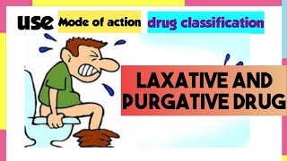 laxative and purgative drug  classification mode of action uses [upl. by Champagne410]