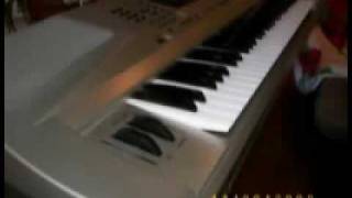 Tumi Robe Nirobe  rabindra sangeet  piano plyr monimoy13wmv [upl. by Jenks]