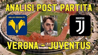 VERONA JUVENTUS ANALISI POST PARTITA [upl. by Caffrey]