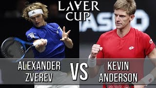 Alexander Zverev Vs Kevin Anderson  Laver Cup 2018 Highlights HD [upl. by Ailsun]