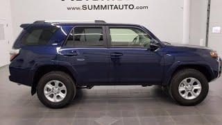 2021 TOYOTA 4RUNNER SR5 PREMIUM 4WD NAUTICAL BLUE WALK AROUND REVIEW 21T43A SOLD [upl. by Swamy]