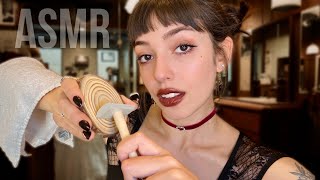 ASMR BARBEARIA FAKE com objetos de madeira 🪵 💤 [upl. by Ellened]