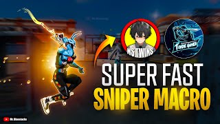 nstwinsff  TondeGamer Super Fast Sniper Macro revealed For Bluestacks  Logitech Mouse [upl. by Anthe]