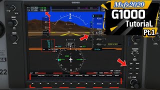 Mastering the G1000 PFD in MSFS2020 A StepbyStep Tutorial Easy to understand amp Time Stamped [upl. by Dorey]