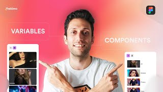 Change component variants with variables  Advance Figma prototyping [upl. by Popele]