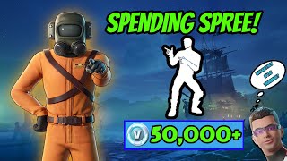 Spending 50000 VBucks in FORTNITE Spending Spree 19 [upl. by Odla616]