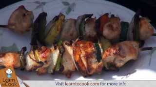 How to Grill Chicken Kebabs [upl. by Noorah]