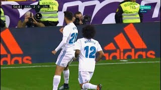 Marco Asensio vs Las Palmas Home 05112017 HD 1080i by Asensio20™ [upl. by Darrick469]