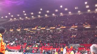 Ajax fans singing Old Trafford [upl. by Kelwen311]