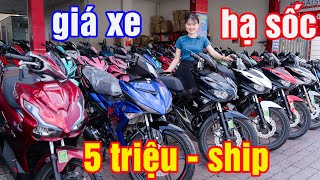 GIÁ XE HONDA WINNER V3 V4 YAMAHA EXCITER 150 AB125 AB160 VISION VARIO 125 SỐC 5 TRIỆU XE MÁY GIÁ RẺ [upl. by Ehcram]