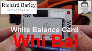 Getting a custom white balance on the GX85 using a WhiBal card [upl. by Imim]