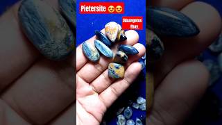 😍😍 Pietersite stone available at udaangems Ebayshop stone gemstones jwellery viralshort [upl. by Aoket]