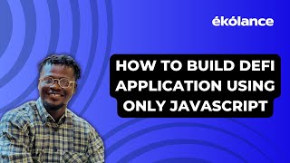 How to Build DeFi Applications on Stellar with JavaScript [upl. by Tay952]