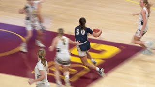 Providence Academy Girls Basketball Beats Perham Advances to State Semis [upl. by Mirth]