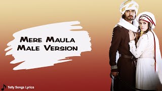 Mere Maula Song  Lyrical Video  Male Version  Razia Sultan [upl. by Adnawt]