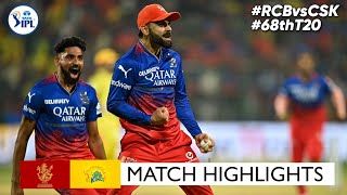 Chennai Super Kings Vs Royal Challengers Bangalore IPL Match 68 Highlights 2024  CSK VS RCB IPL [upl. by Kallista446]