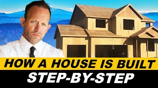 ALL 50 STEPS How to Build a House from Start to Finish [upl. by Brom]