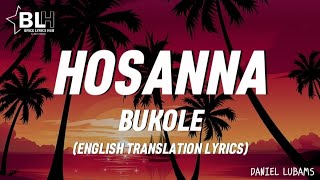 Hosanna bukole alleluia  Daniel Lubams English Translation Lyrics [upl. by Yanahc690]