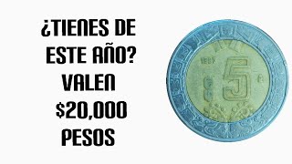 ¿Tienes de Este Año Vale 20000 PesosNumismaticaMonedas de MèxicoMonedas Mexicanas [upl. by Beattie949]