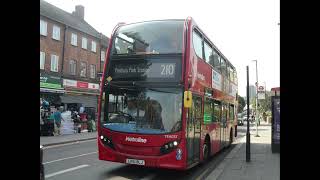 Enviro 400 Hybrid Metroline TEH1237 LK61BLJ Route 210 Leaving at Tollington Park for Finsbury Park [upl. by Ettenhoj]