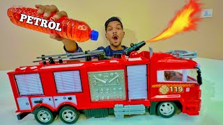 RC Flame Throwing Truck Testing  Chatpat toy tv [upl. by Ruel222]