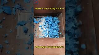 Waste PP HDPE Rigid BarrelsDrumsBaskets Plastic Cutting Machine [upl. by Halas432]