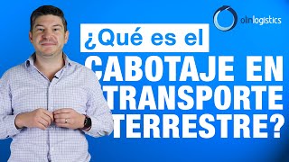 ¿Qué significa cabotaje en transporte terrestre [upl. by Aynotal]