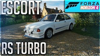 Une Youngtimer parfaite pour le Rally  ❤️  Ford Escort RS 89 Forza Horizon 4 [upl. by Ansela899]