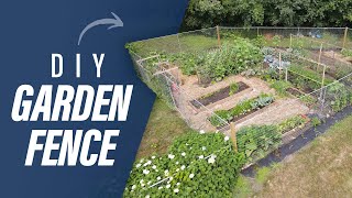 DIY Garden Fence Using Conduit and Maker Pipe [upl. by Intruoc548]