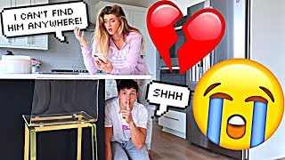 DISAPPEARING PRANK ON FIANCÉ [upl. by Lesli654]