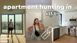 NYC APARTMENT HUNTING  tips prices and tours [upl. by Eisus]