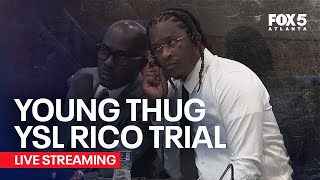 WATCH LIVE Young Thug YSL Trial Day 43  FOX 5 News [upl. by Ecyarg]