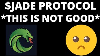 JADE PROTOCOL PRICE KEEPS CRASHING THIS IS NOT GOOD WHATS NEXT DAILY UPDATE [upl. by Akinar]