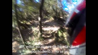 Yamaha XT660Z Ténéré off road crash test Full video Español [upl. by Novyad57]