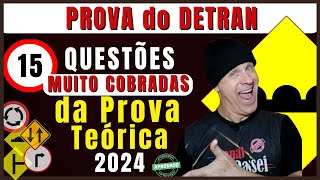 Simulado do DETRAN 2024 15 Questões do EXAME teórico do DETRAN PROVA legislação de trânsito 2024 [upl. by Cecile]