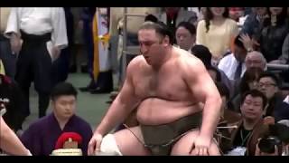 Arawashi vs Tochinoshin  Osaka 2018 Day 7 [upl. by Eceertal]