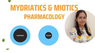 Mydriatics amp Miotics Complete Pharmacology Uses of Mydriatics amp Miotics [upl. by Sarchet422]