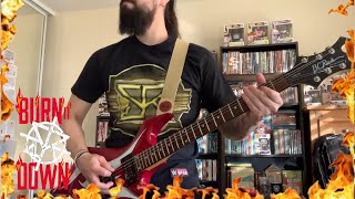 Seth Rollins quotThe Second Coming BURN IT DOWNquot WWE theme guitar cover [upl. by Tegan]