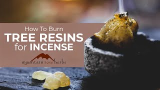 How to Burn Tree Resins for Incense [upl. by Dimmick517]